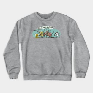 Must Have Coffee Breakfast Zombies Crewneck Sweatshirt